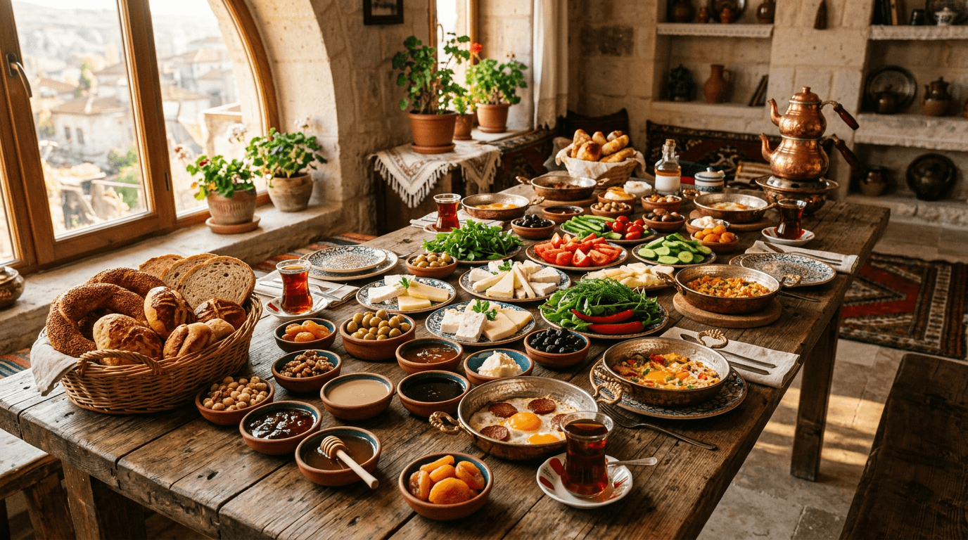 Serpme Kahvaltı Sofrası