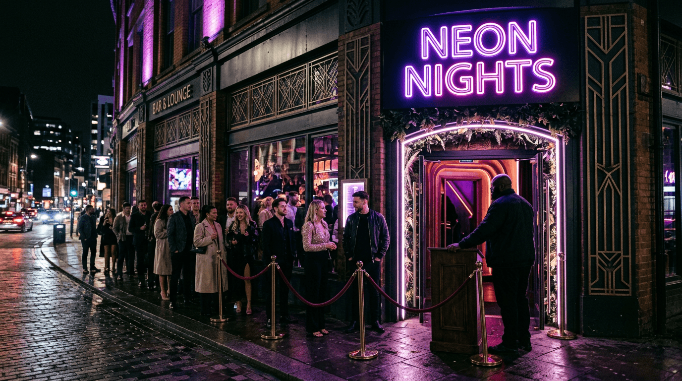 Neon Nights Entrance